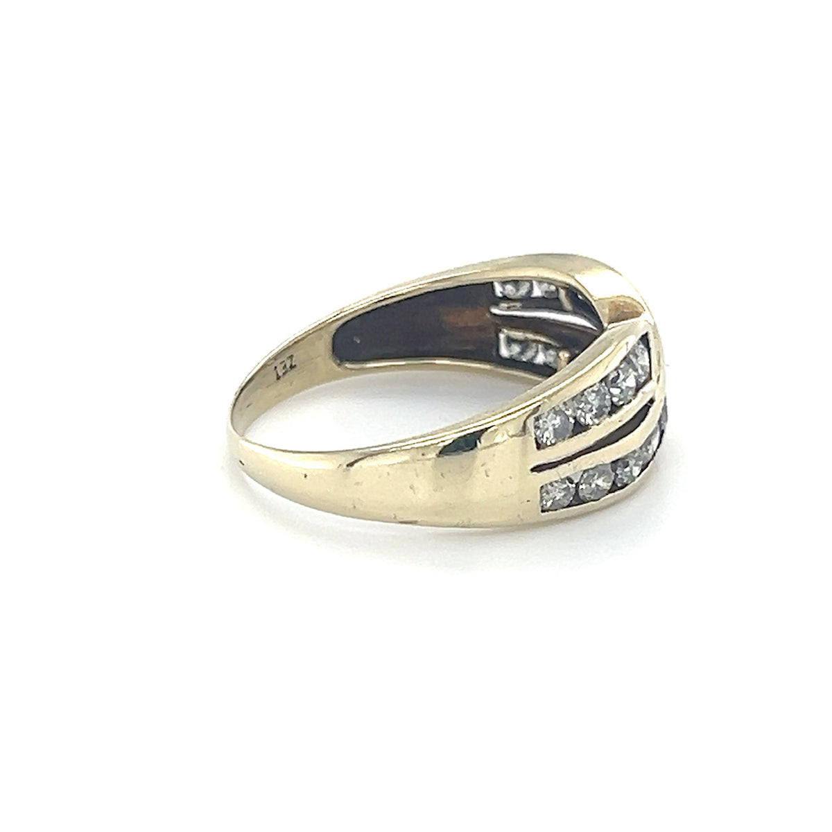 10K Yellow Gold Diamond Lady's Fashion Ring