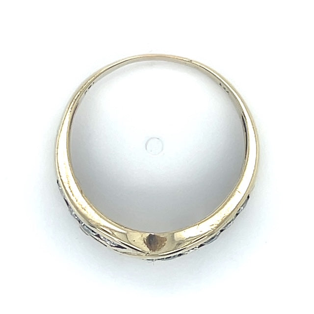 10K Yellow Gold Diamond Lady's Fashion Ring