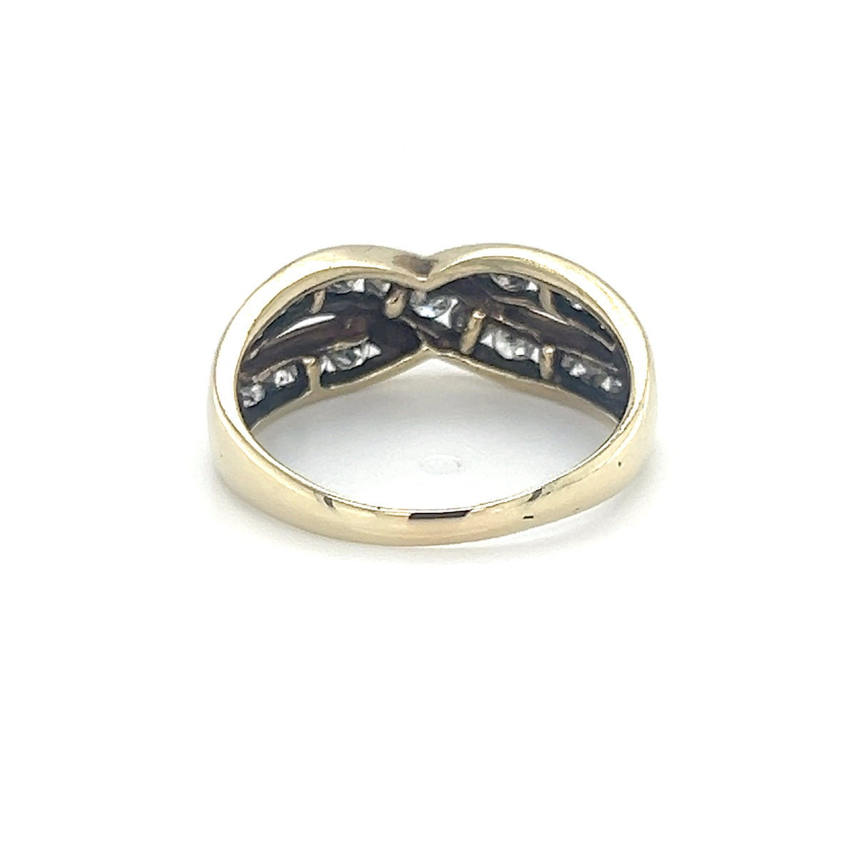 10K Yellow Gold Diamond Lady's Fashion Ring