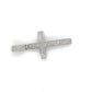 10K White Gold Diamond Cross Pendant