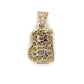 10K Yellow Gold "B" Pendant