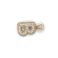 10K Yellow Gold "B" Pendant