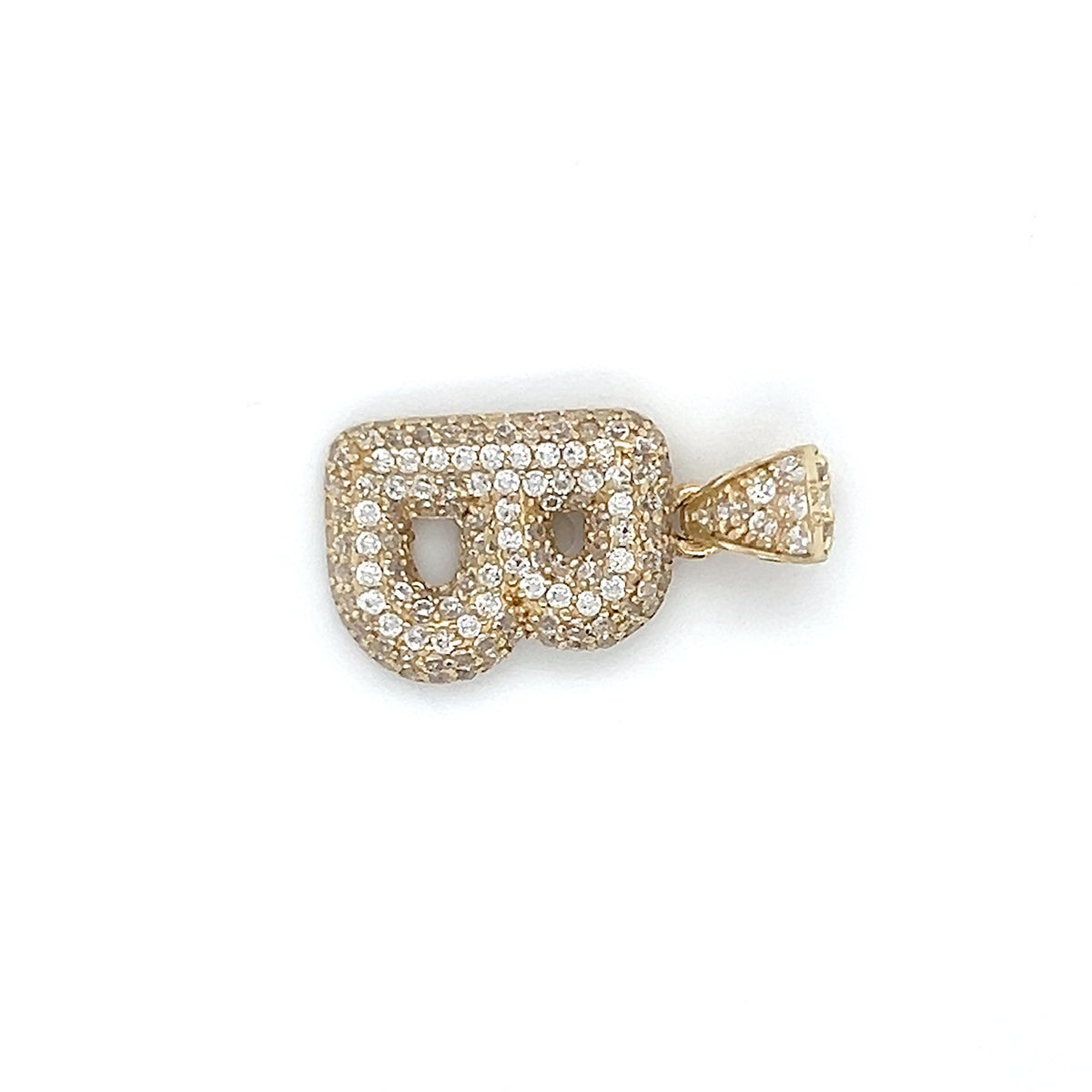 10K Yellow Gold "B" Pendant