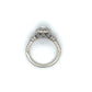 14K White Gold Diamond 1.22CTW Halo Engagement Ring; Size 6