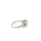 14K White Gold Diamond 1.22CTW Halo Engagement Ring; Size 6
