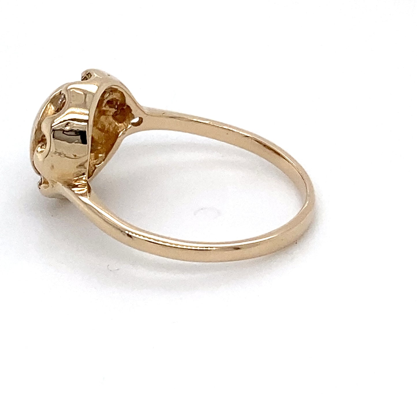 14K Yellow Gold Diamond Ring; 0.33CTW; Size 6.5; 2.9g