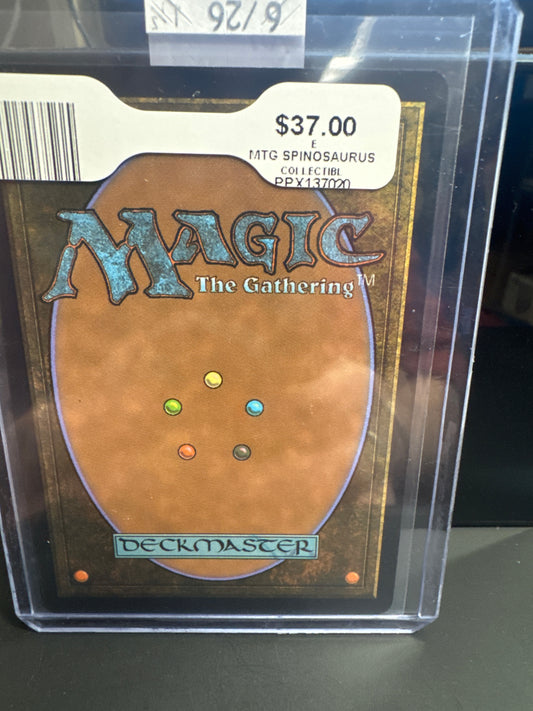 Spinosaurus Magic: The Gathering card back