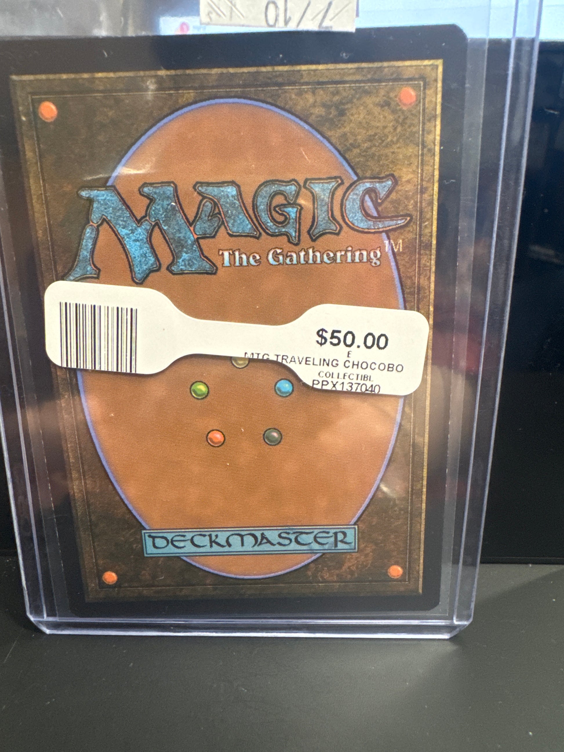Traveling Chocobo Magic: The Gathering card back