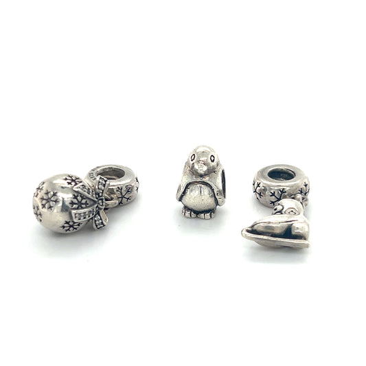 Authentic Pandora Winter Bead Set (3 Beads)