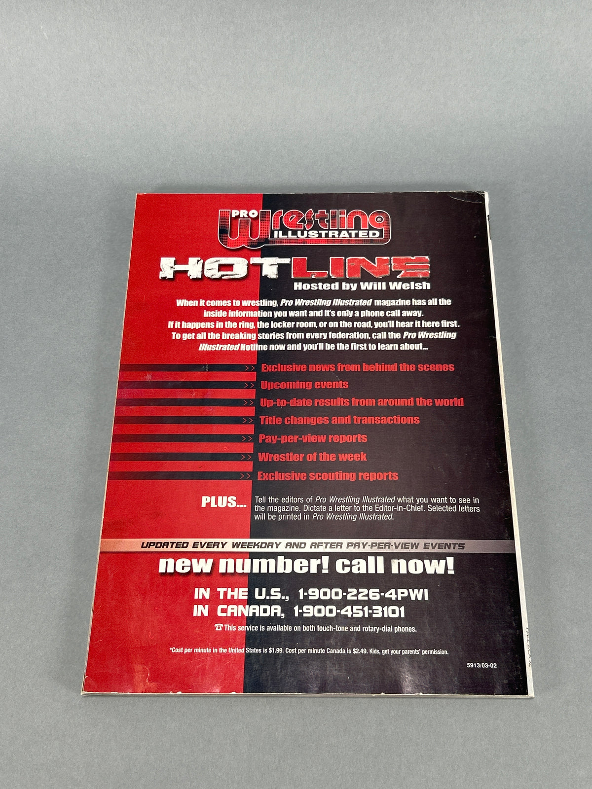 Pro Wrestling Illustrated “Women of Wrestling” Magazine - 2002