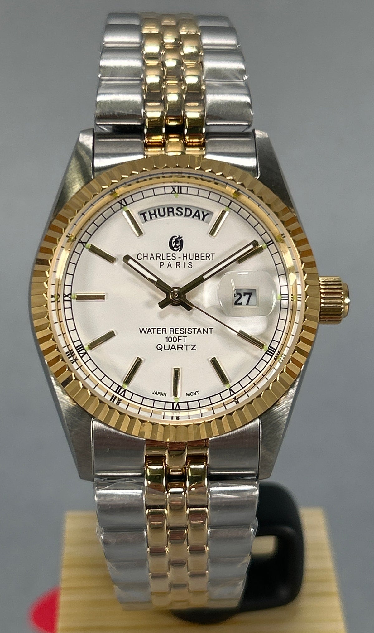 Charles-Hubert Paris Day Date Lady’s Watch