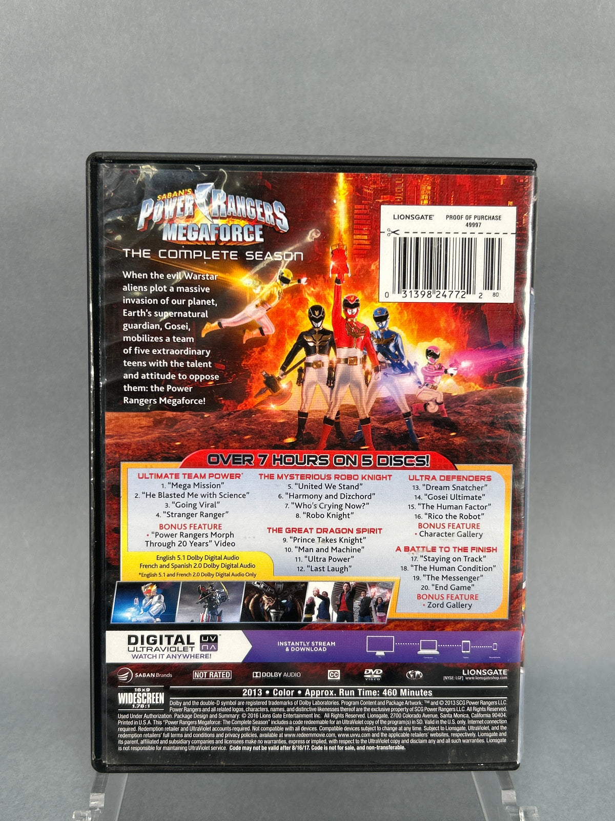 Power Rangers Megaforce 5-DVD set