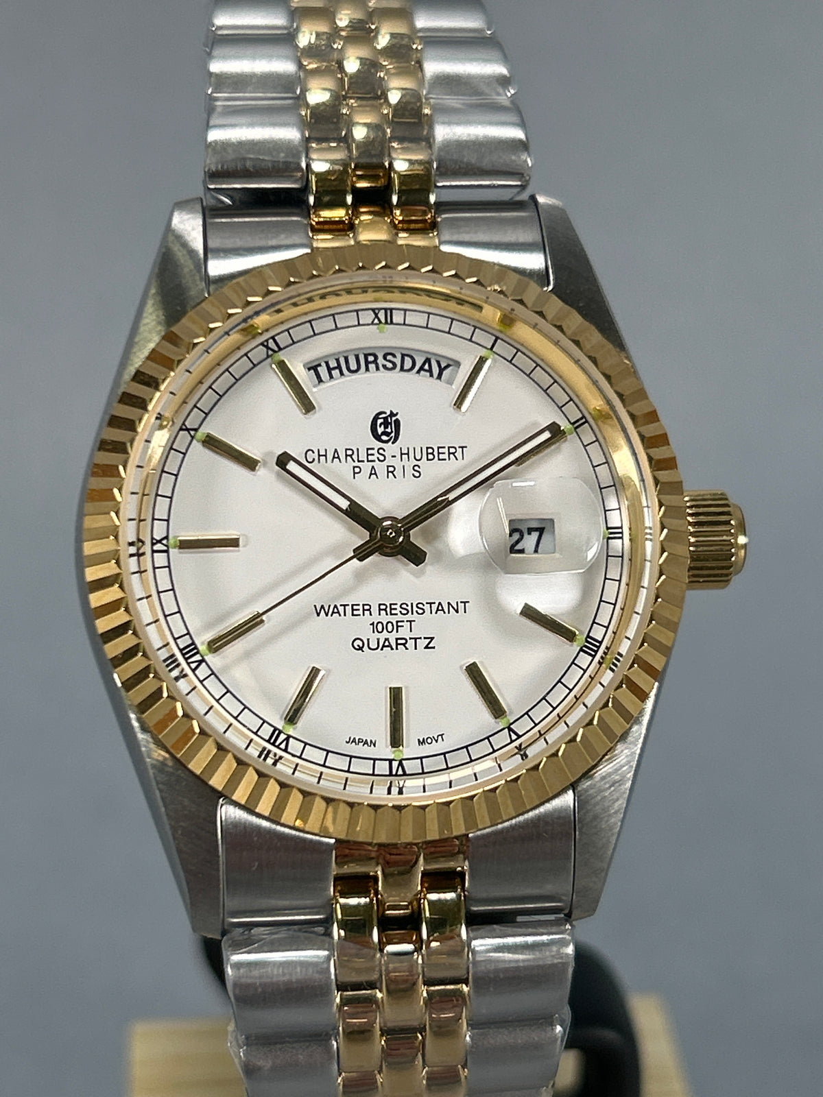 Charles-Hubert Paris Day Date Lady’s Watch