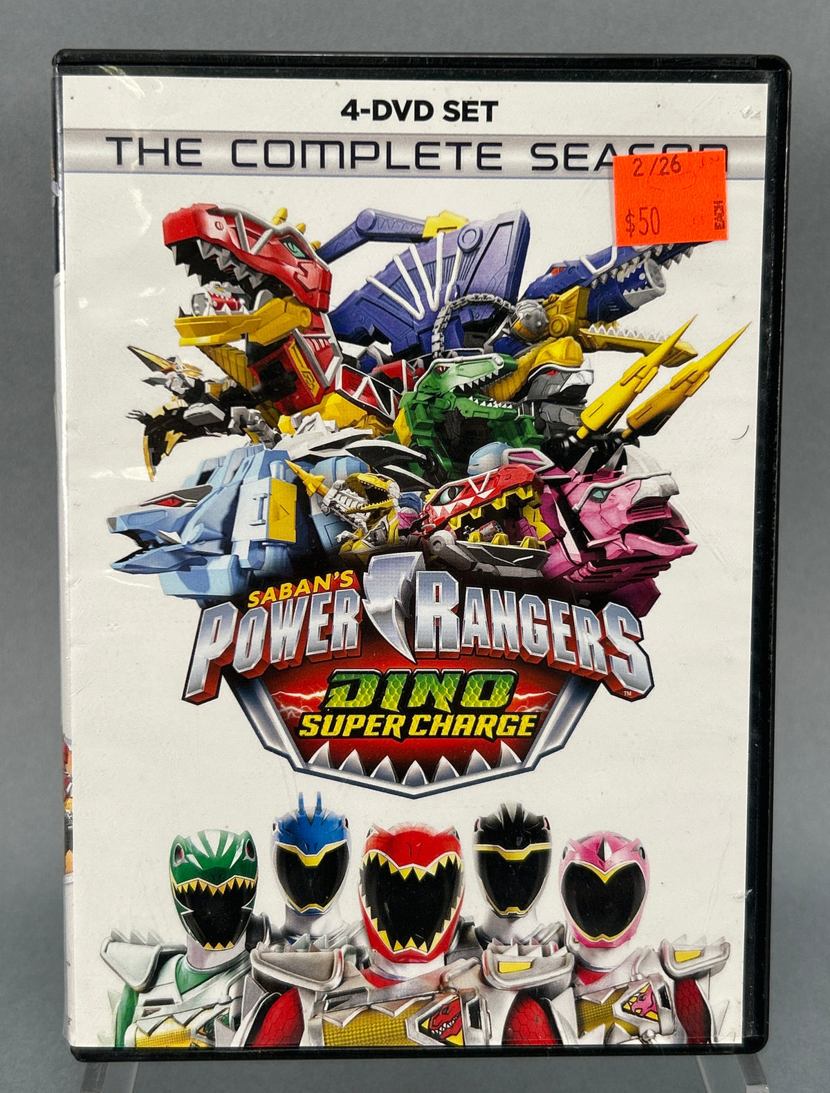 Power Rangers Dino Super Charge 4-DVD Set