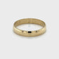 10K Yellow Gold Gentleman's Wedding Band; Size 11