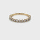14K Yellow Gold Lady's Diamond Ring; 0.50CTW; 1.8g; Size 8