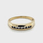 14K Yellow Gold Diamond Accent Wedding Band; 0.10 CTW; 3.5g; Size 9.5