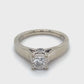 10K White Gold Diamond Lady's Fashion Ring; 2.3DWT; Size 7