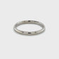10K White Gold Wedding Band; 1.5g; Size 7