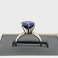 14K White Gold Amethyst Lady's Ring; 4.1g; Size 6