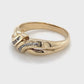 9K Yellow Gold Lady's Ring; 2.2DWT; Size 7