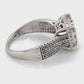 10K White Gold Diamond Lady's Fashion Ring; 2.1DWT; Size 7