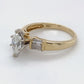 14K Yellow Gold Diamond Ring; 0.78CTW; Size: 7; 3.1g