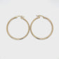 10K Yellow Gold Hoop Earrings; 1.6DWT; 2.5g