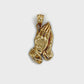 10K Yellow Gold Prayer Hands Pendant; 0.70DWT; 1.1g