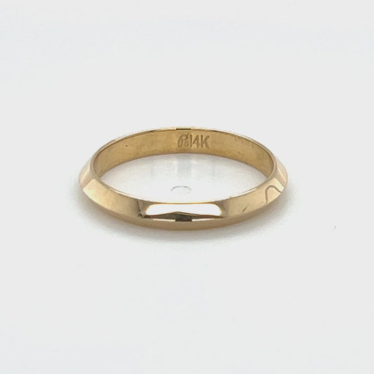 14K Yellow Gold Ring; Size 7 Video