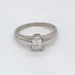 14K White Gold Diamond Ring; 0.55CTW; Size 4.5; 1.7g