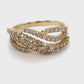 14K Yellow Gold Diamond Anniversary Ring; 0.50CTW; 4.4g; Size 9