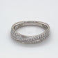 14K White Gold Diamond Ring; 0.25CTW; Size 7; 3.6g