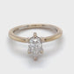 18K White Gold Diamond Engagement Ring; 1.00CTW; Size 7.5; 3.9g