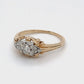 14K Yellow Gold Diamond Ring; 0.17CTW; Size 5; 1.8g