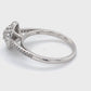 10K White Gold Diamond Lady's Fashion Ring; 1.8DWT; Size 7