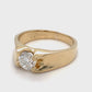 18K Yellow Gold Lady's Diamond Solitaire Ring; 3.4DWT; 5.3g; Size 7.5