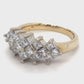 14K Yellow Gold Diamond Unisex Fashion Ring; 4.2DWT; 6.6g; Size 9