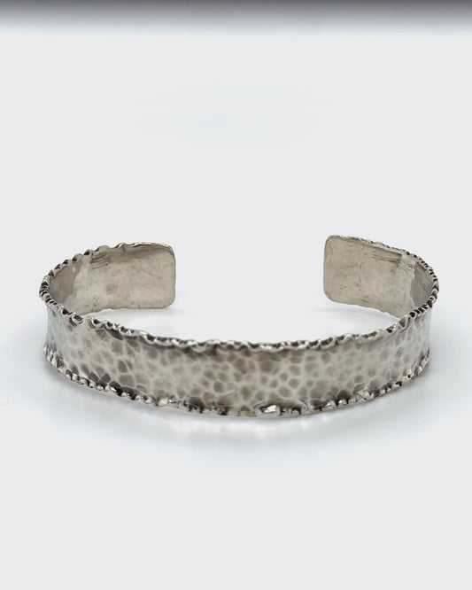 925 Sterling Silver Cuff Bracelet; 16.3g