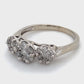 10K White Gold Diamond Lady's Fashion Ring; 2.3DWT; Size 9.5