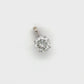 14K White Gold Diamond Pendant; 0.80CTW, 0.6g