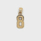 14K Yellow Gold "8" Pendant Video
