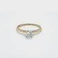 14K Yellow Gold Diamond Lady's Engagement Ring