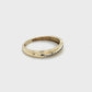 10K Yellow Gold Diamond Accent Wedding Band; 0.10 CTW; 2.2g; Size 10.5