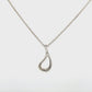 925 Sterling Silver Tiffany & Co. 16" Perreti Open Teardrop Necklace