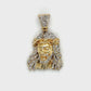 10K Two-Tone Gold Diamond Jesus Pendant; 0.25CTW; 9.3g