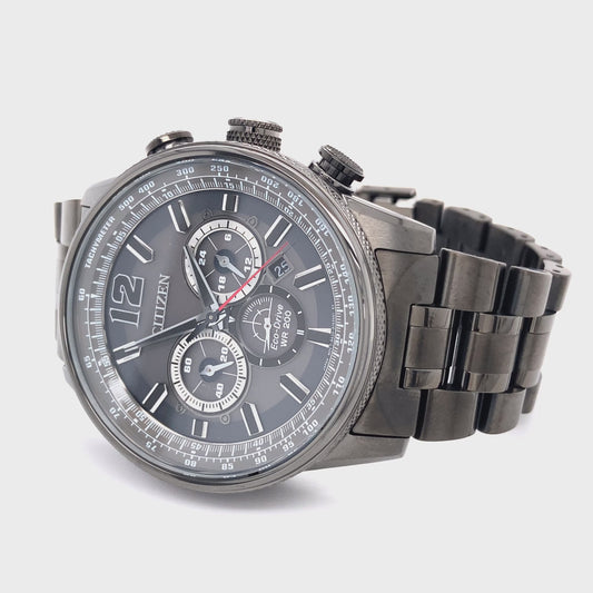 Citizen CA4377-53H: Nighthawk Men's Eco-Drive Chronograph Wrist Watch