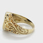 14K Yellow Gold Gentleman's Ring; 7.3DWT; Size 11