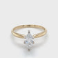 10K White Gold Diamond Lady's Solitaire Ring; 1.2DWT; Size 7.25