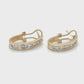 14K Yellow Gold Diamond Earrings Video